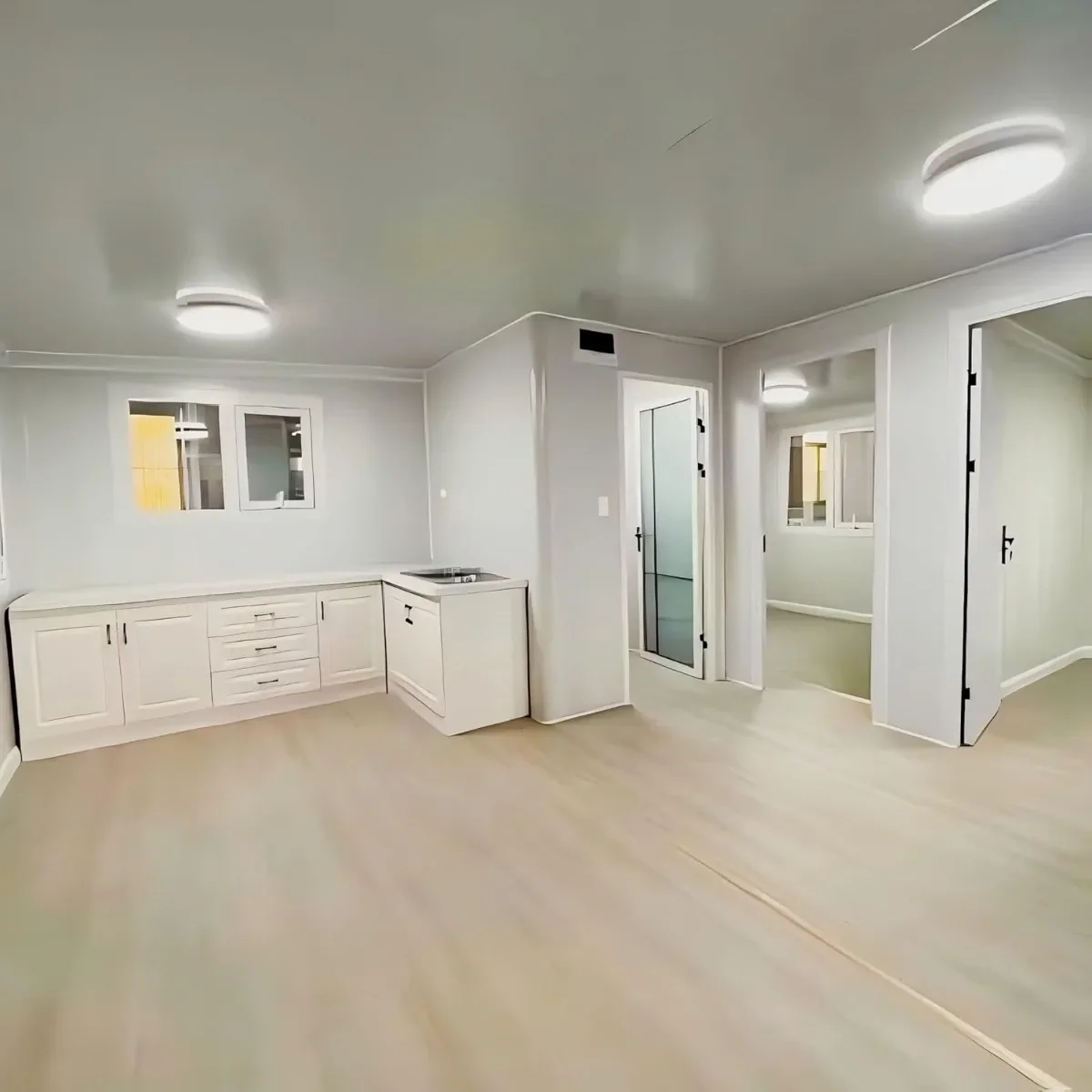 حاوية منزلية قابلة للطي بطول 20 قدمًا مع مطبخ وحمام | تصميم جناح مزدوج قابل للتوسيع #3