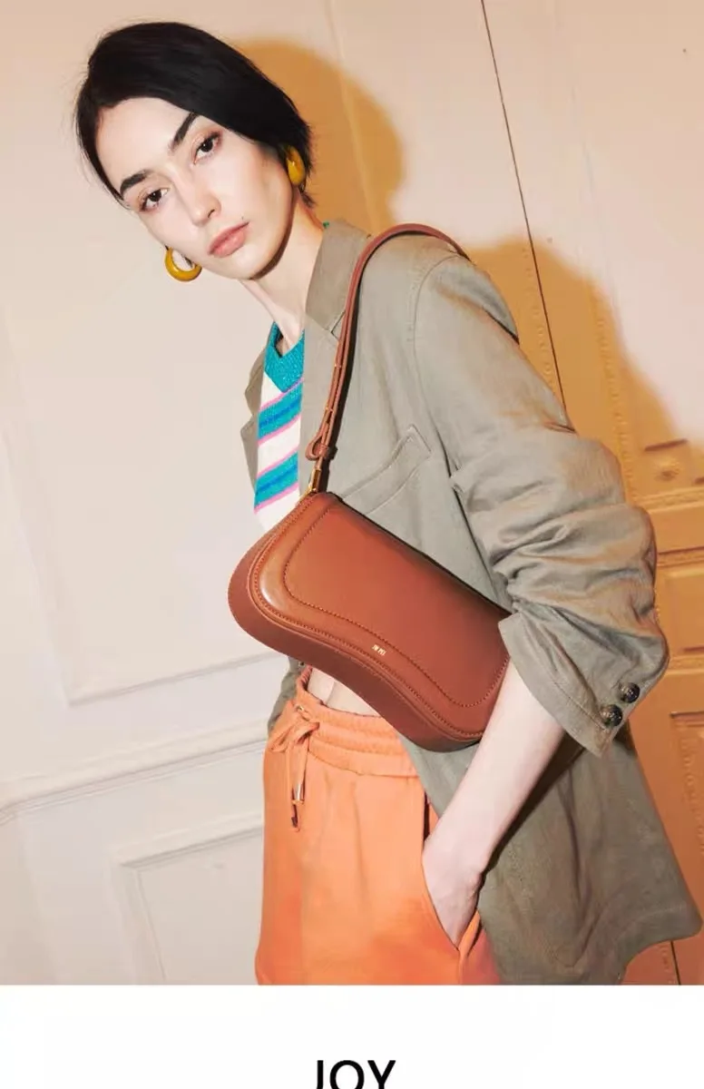 JW PEI Pudding Bag, French Style, Niche Bag, Women's, High-End, Simple, Underarm, Crossbody Bag