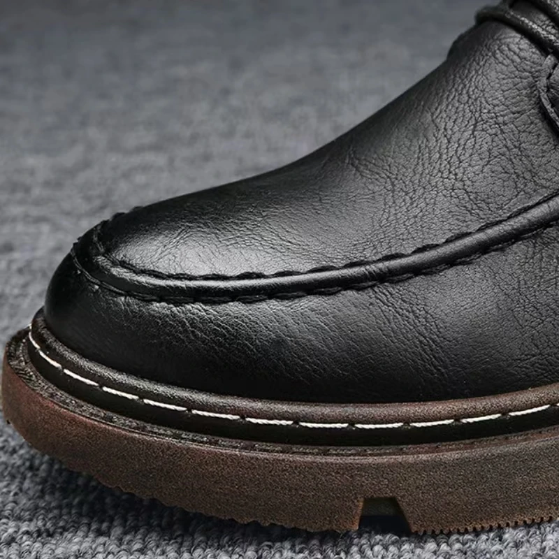 Mocassins novos sapatos de couro masculino outono itália oxford sapatos para homens clássico vestido de negócios sapatos confortáveis moda casual sapato