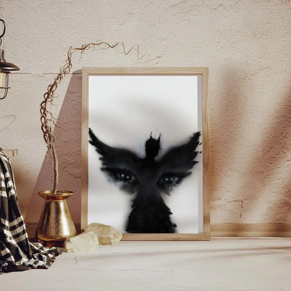 لوحة R-Rich Amiri Grit & Grace لوحة الخط الفنية المقاومة للماء لمقهى الورق يمكن لصقها بدون إطار