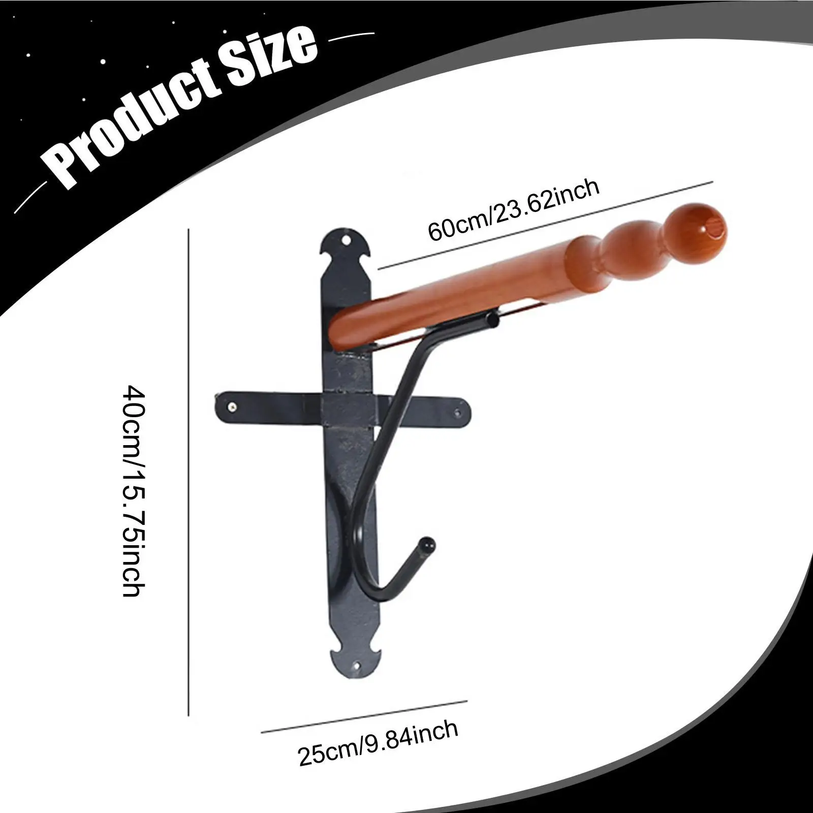 رف لسان الحصان، إبداعي، محمول، حامل تخزين، خفيف الوزن، حامل معلق لمعدات الفروسية، حامل، دعامة Bridle