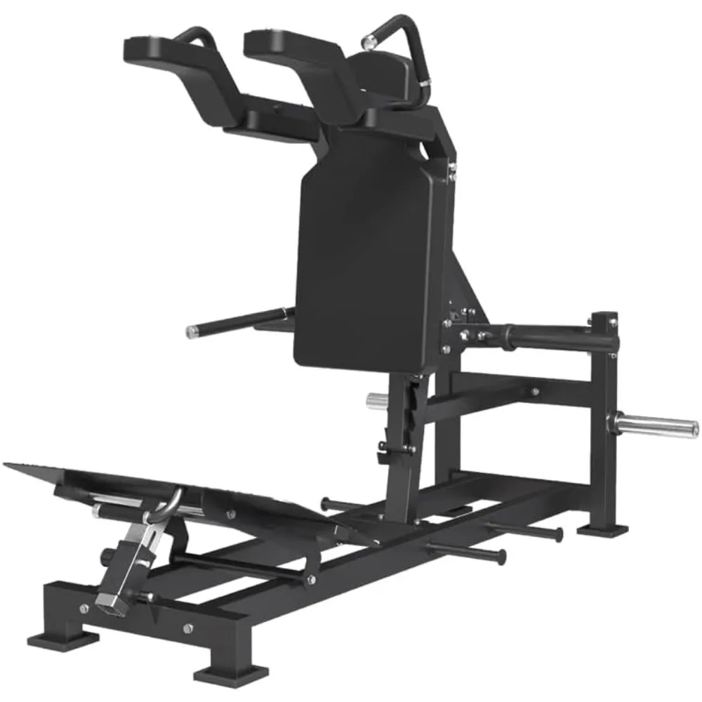 

Plate Loaded V Squat Machine,Lower Body Special Leg Machine fit 2” Plate