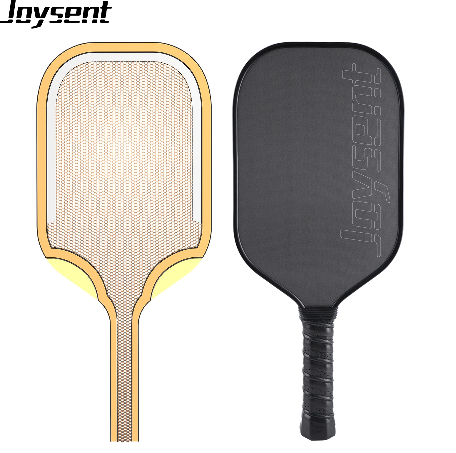 

Joysent Custom Gen 4 Aramid Honeycomb Core EVA Foam 16mm Thermoformed T700 Raw Carbon Fiber Pickleball Paddle Spin Control Power