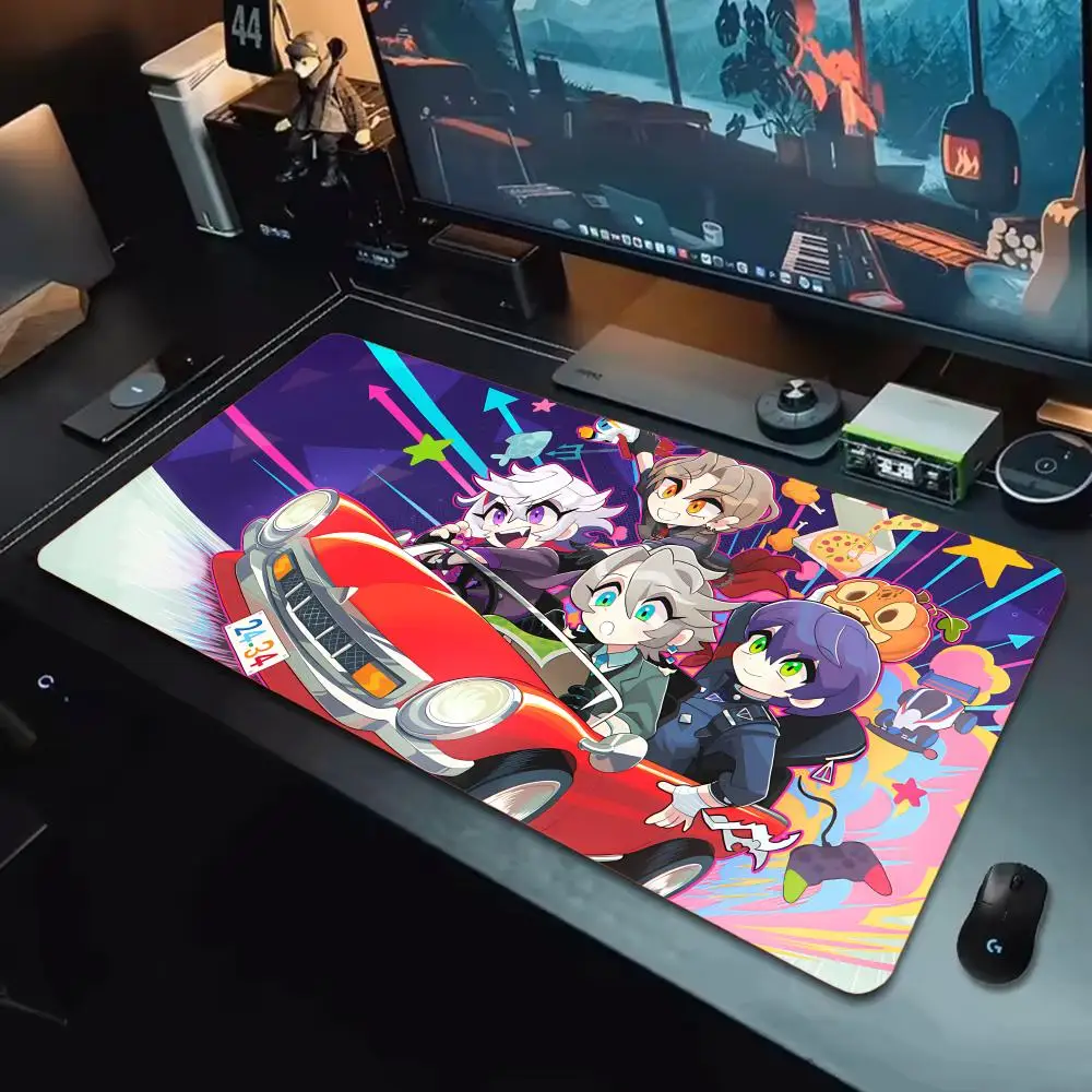 Nijisanji Mouse Pad XXL Large Mouse Pad, Smooth Surface for Gaming, Non-Slip, Comfortable Desk Mat
