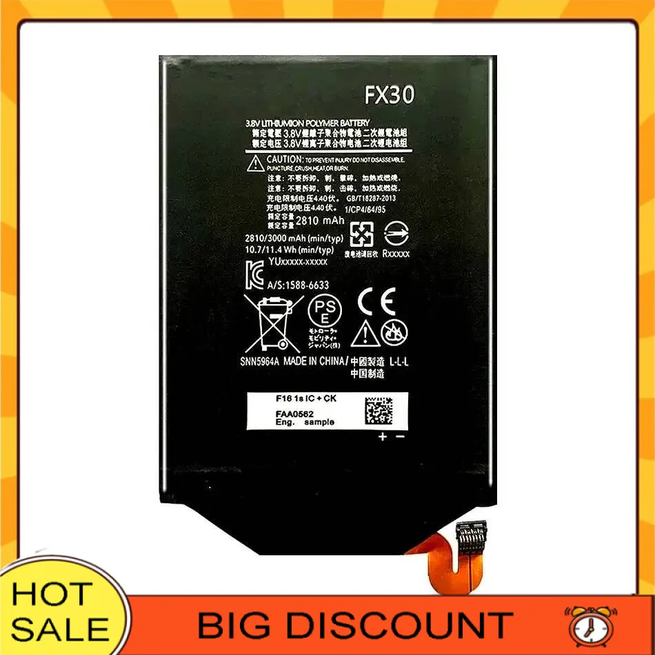 

Mobile Phone Battery FX30 3000Mah For Motorola Moto X Pure Edition Style X+2 XT1570 XT1572 XT1575
