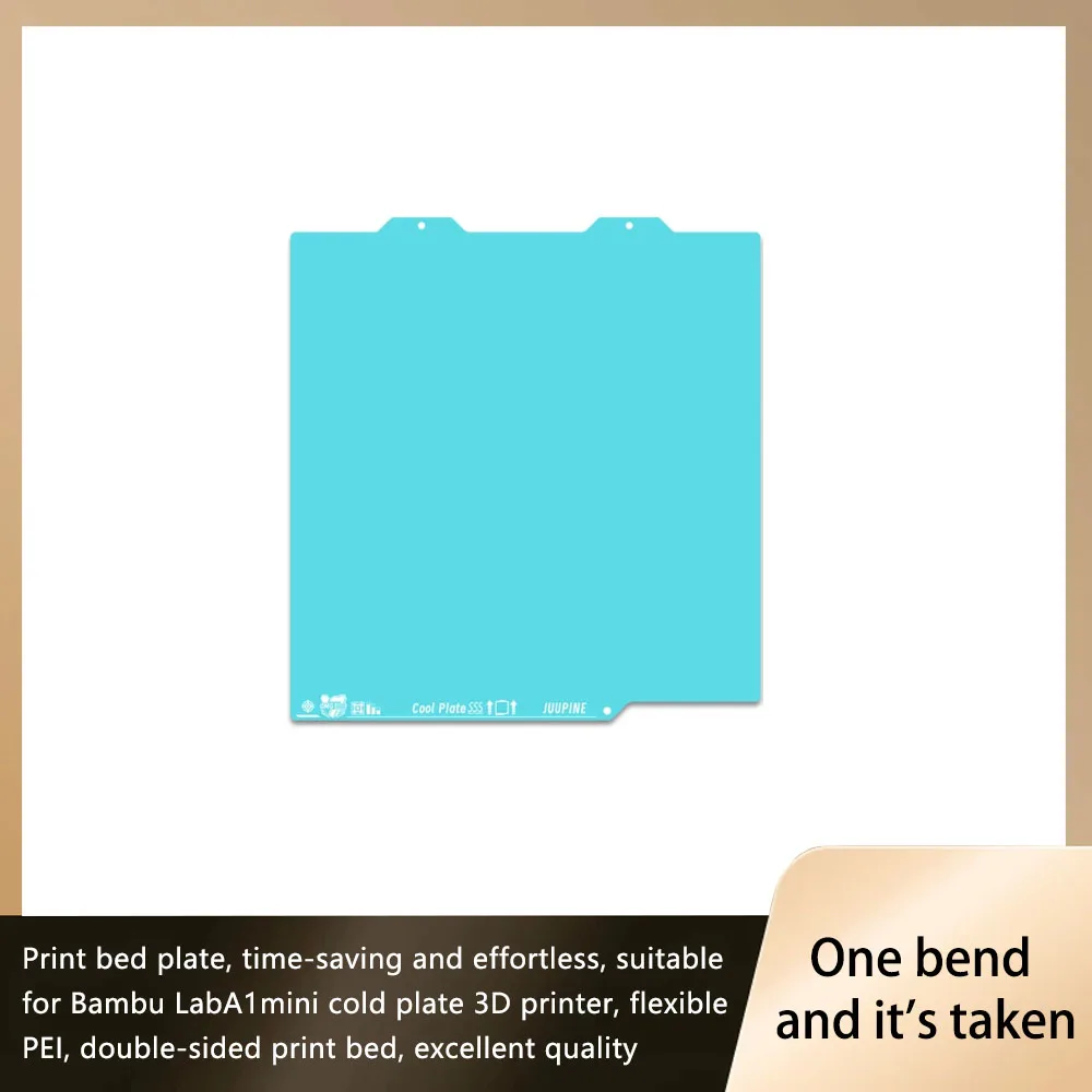 

The Double-Sided Srinting Bed Plate SavesTime Effort Is Suitable For Bambu Lab A1 mini Cold Plate 3D Printer PEI Material