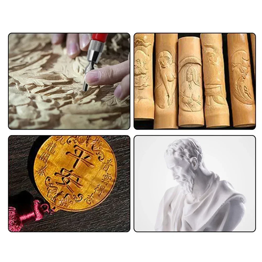 

Deep Round Carving Chisel Engraving Tool Wood Carving Woodworking Hand Chisel Wood Engraving Chisel Multifunction Router Bits