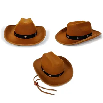 C9GF 아동용 서부 카우보이 모자, 별 모양 승마 모자 (파티 및 캐주얼 착용 가능) 8 best sales 어린이용 카우보이 모자 - №6