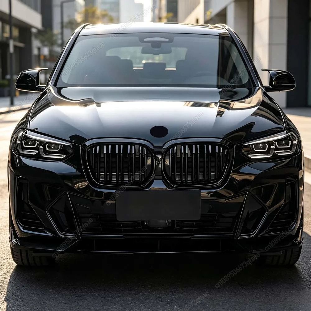 For BMW G08 IX3 M Style 2020 2021 2022 2023 2024 2025 2026 Black Double Line Car Front Bumper Kidney Racing Grill Bodykit Tuning