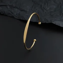 New spherical colorful c-shaped opening adjustable bracelet, high quality gold plated women's bracelet, wedding party jewelry