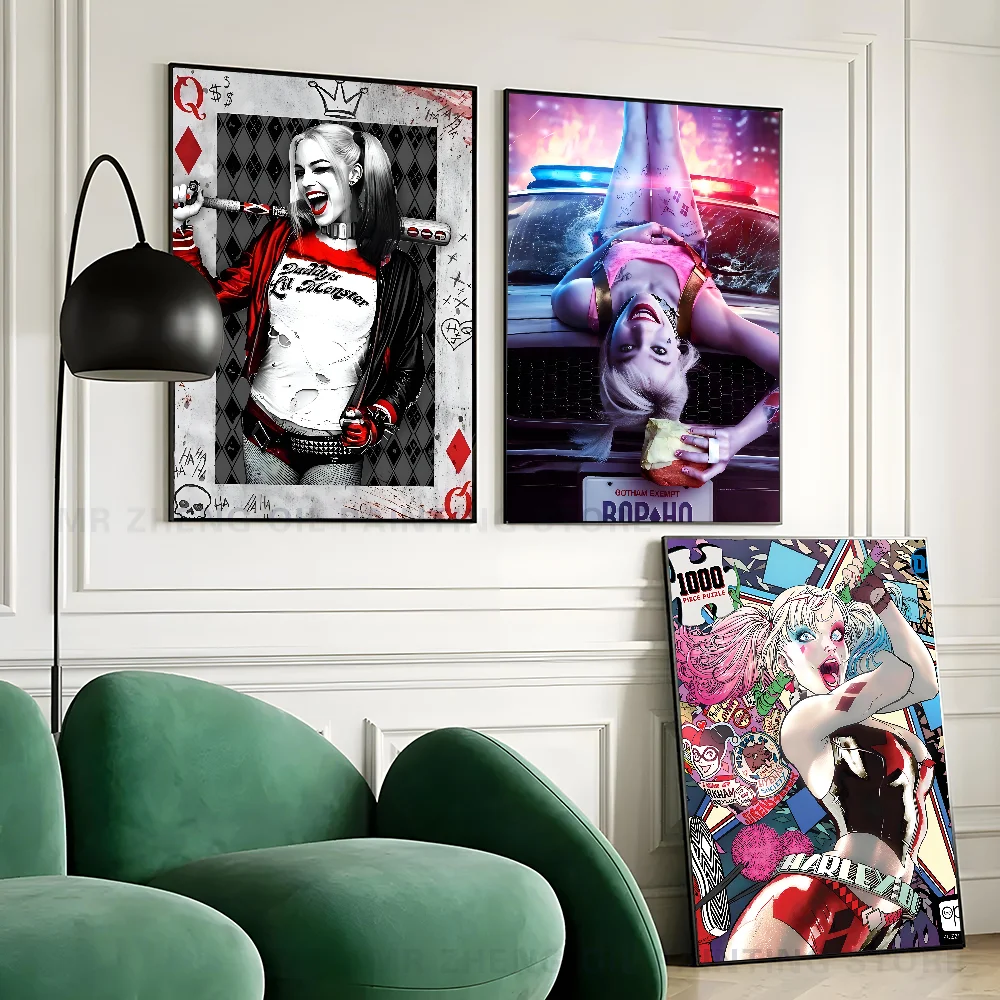 BEAST KINGDOM Poster Paper Print Home Living Room Bedroom Entrance Bar Restaurant Cafe Art Painting Decoration H-Harley Quinn-n