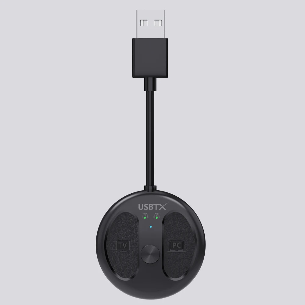 Bluetooth 5,4 аудиопередатчик с низкой подсветкой, стерео музыкальный беспроводной адаптер Connect 2, наушники/динамик для ПК, ТВ-переключатель PS5/4