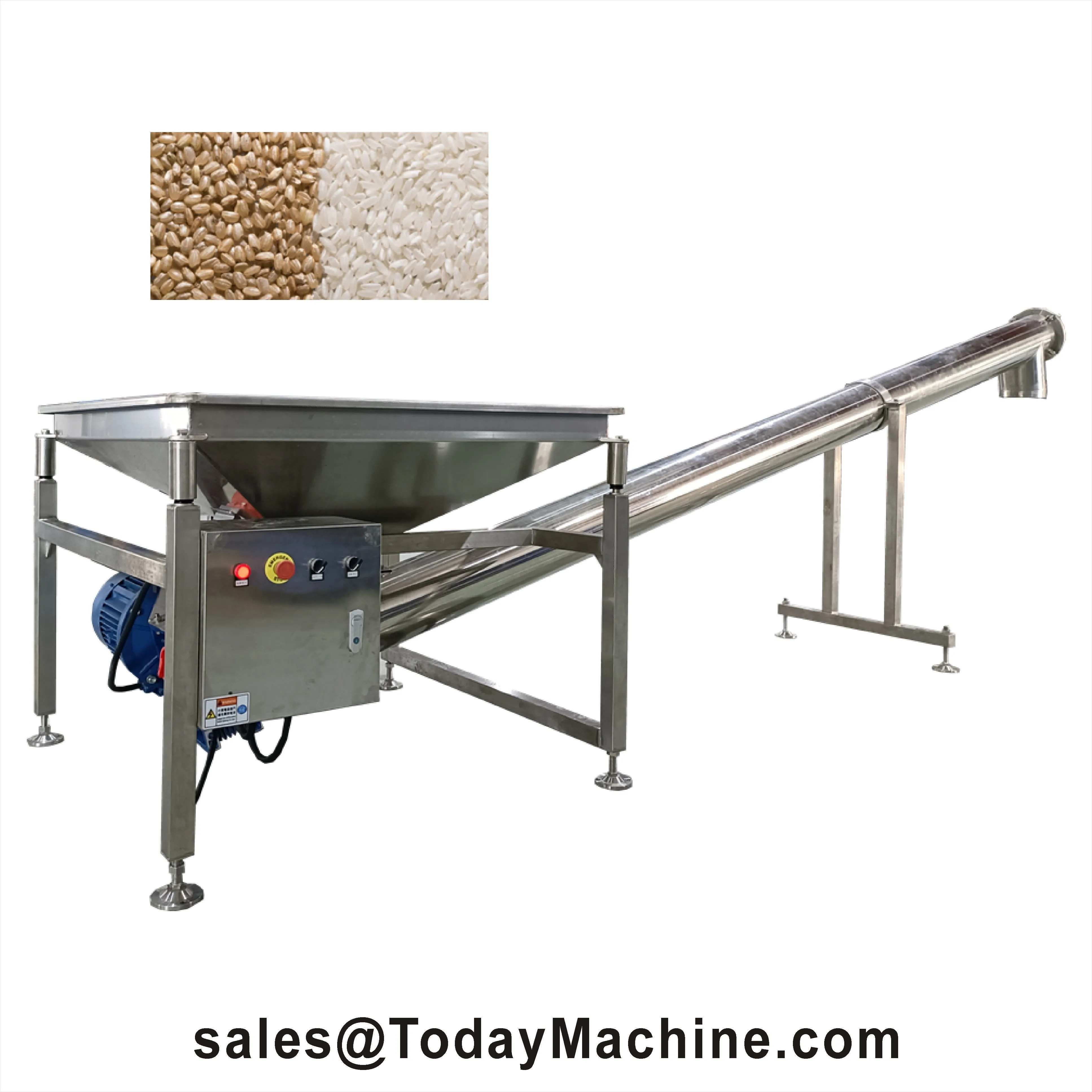 Hot Sale Stainless Steel Auger Screw Conveyor for Food Industry Automatic Spice Inclined Screw Conveyor Competitive Assembly