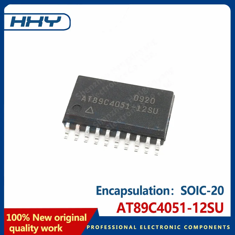 10PCS AT89C4051 AT89C4051-12SU patch SOIC-20 8-bit microcontroller chip