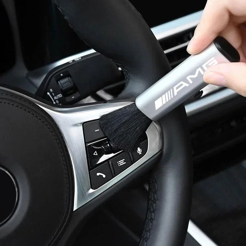 Car Interior Cleaning Brush Air Conditioner Vent Cleaning Tool For Mercedes benz AMG C E S GLE CLC Class W205 124 W221 W213 W212