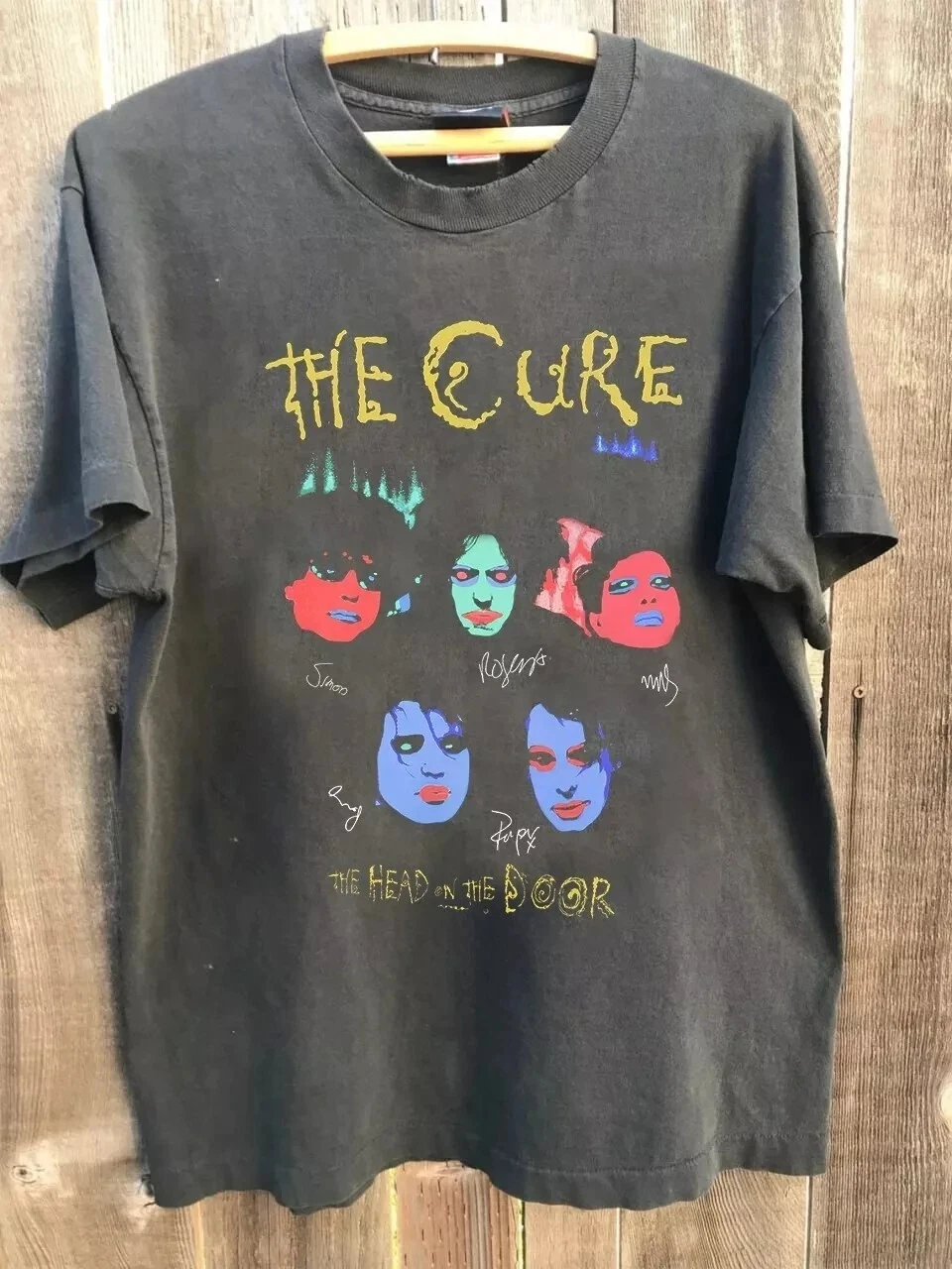 Hot Sale The Cure 90s Retro Graphic Print T-shirt Men Women Summer New Tee Streetwear Harajuku Style Loose Casual Oversized Top
