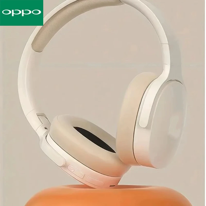 OPPO Fashion سماعة لاسلكية تعمل بالبلوتوث سماعات فوق الأذن HIFI سماعات ستيريو رياضية حقيقية مع سماعات TF/AUX مشغل موسيقى مع ميكروفون