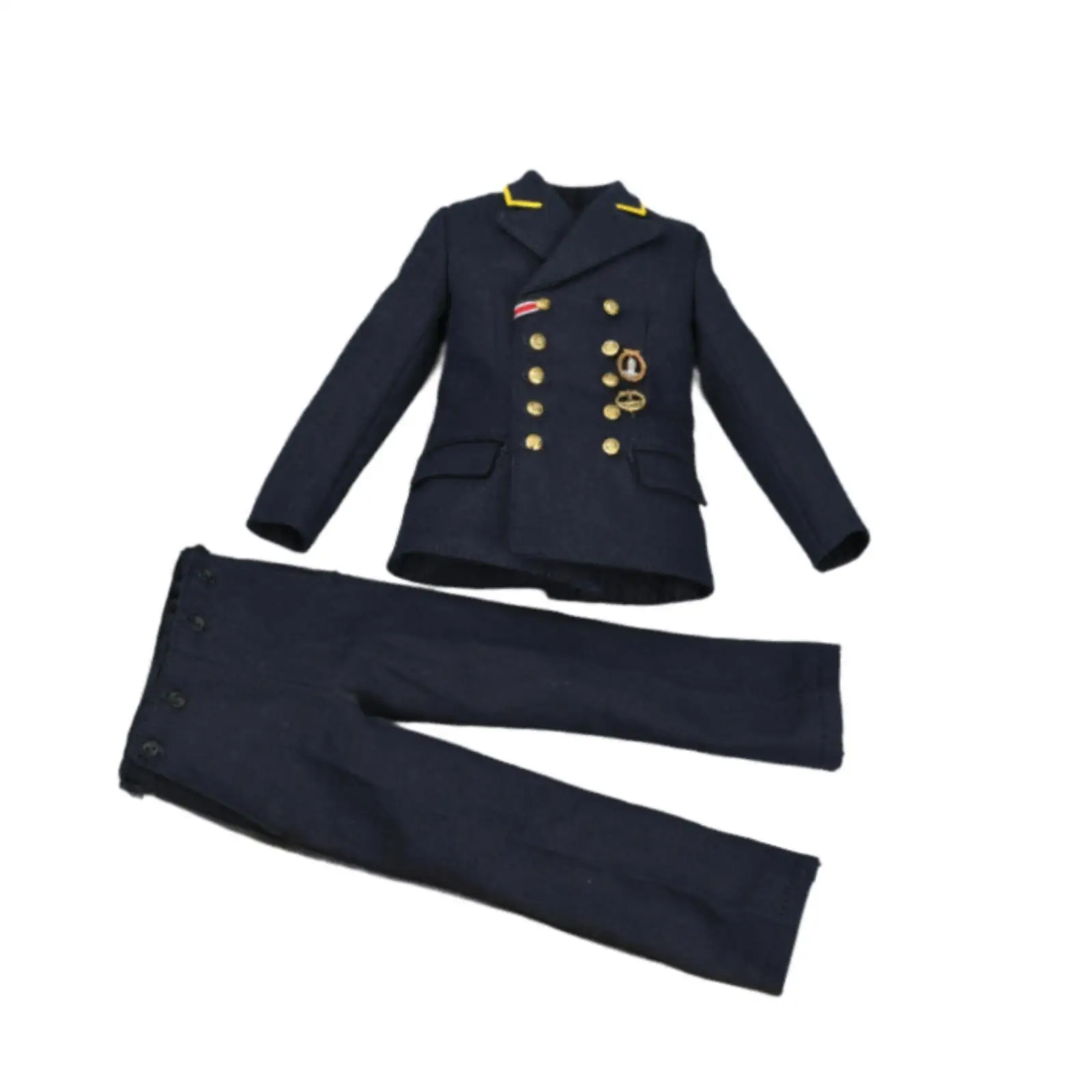 

2Pcs 1/6 Scale Uniform Full Set Costume Handmade Doll Clothes Outfit for 12" Doll Model