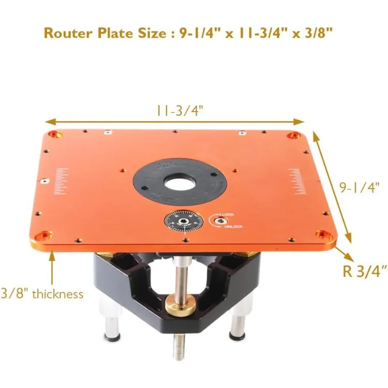 O'SKOOL Router Lift Systems for 3-1/2