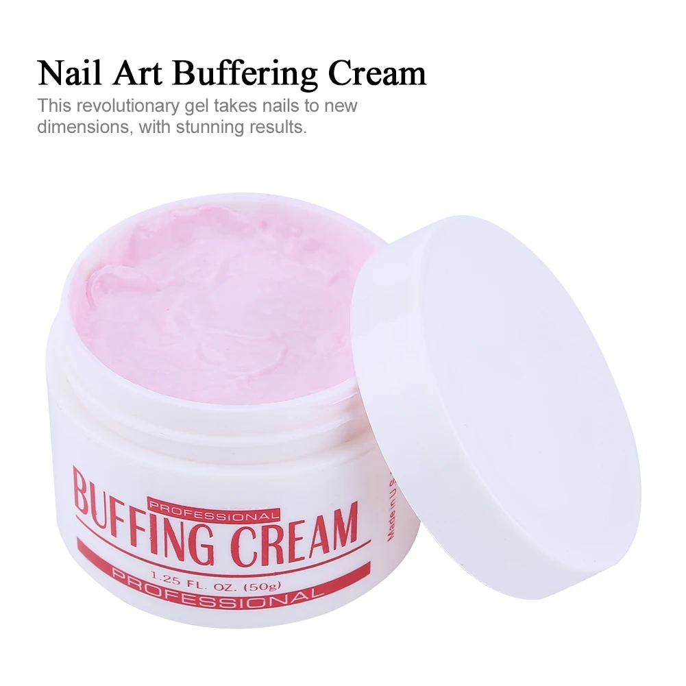 3 個マニキュアのヒント接着剤ネイルアートバフクリームネイルブラシバッファワニスポリッシュ + 研磨ストリップネイルアート S