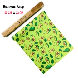 3 Rolls Bees Wax Wrap Sustainable Eco Friendly Products Degradable Reusable Food Packaging Food Wrap Instead of Plastic Bags