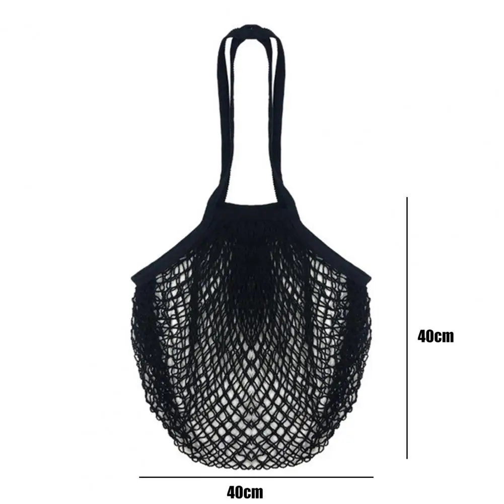 Reusable Cotton Mesh Bag Shopping String Fishnet Fruit Vegetable Bag Groceries Net Shopping Bag Storage Handbag Tote