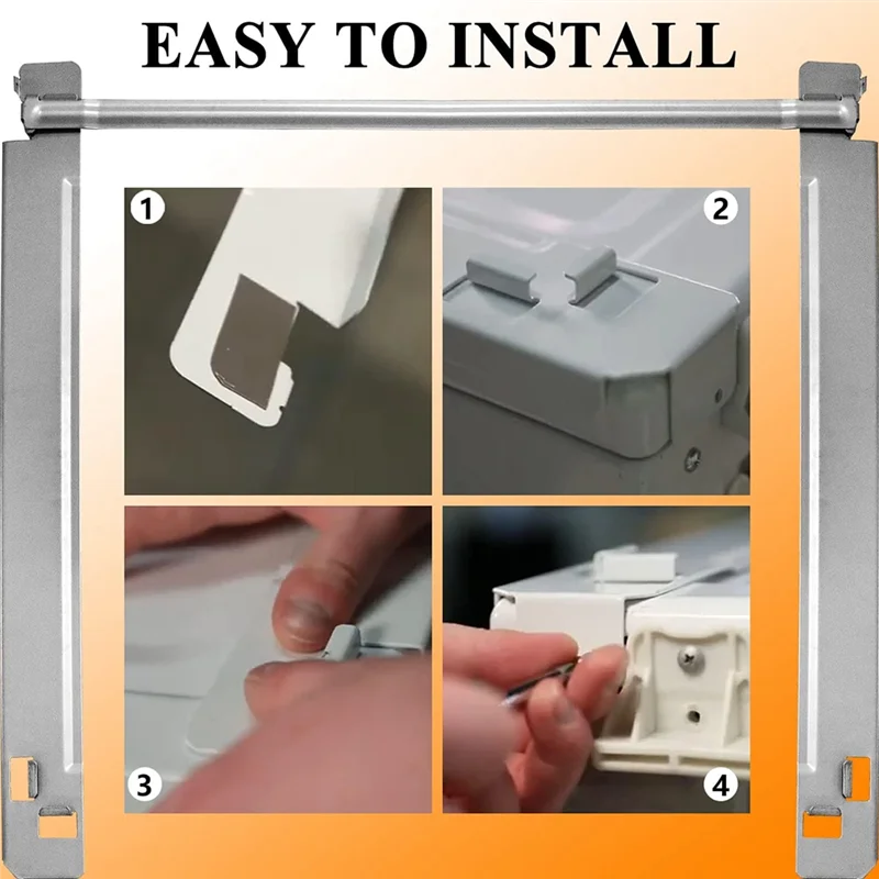 KSTK1 Pengganti Kit Susun Binatu 27 Inci Mesin Cuci & Pengering Forlg Logam Padat Dilapisi Krom