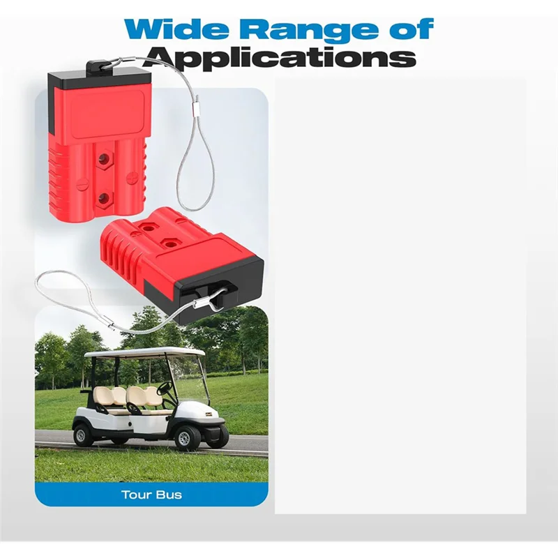 

A38Q-Anderson Connector,175AMP 1/0AWG Battery Connection With Hard Cover 12-36V Anderson Plug Winch Wiring Kit For Cable RV
