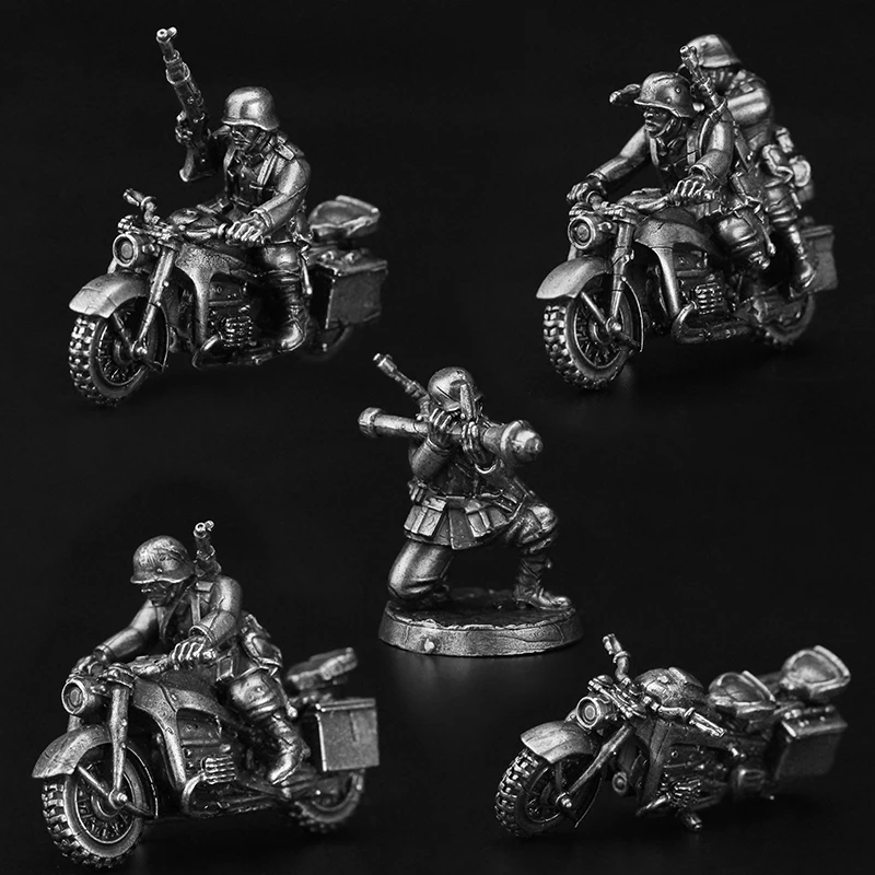 Guerra militar metal soldado do exército alemão modelo corpo brinquedos peça de jogo de tabuleiro ornamento em miniatura acessórios figuras de ação criativas