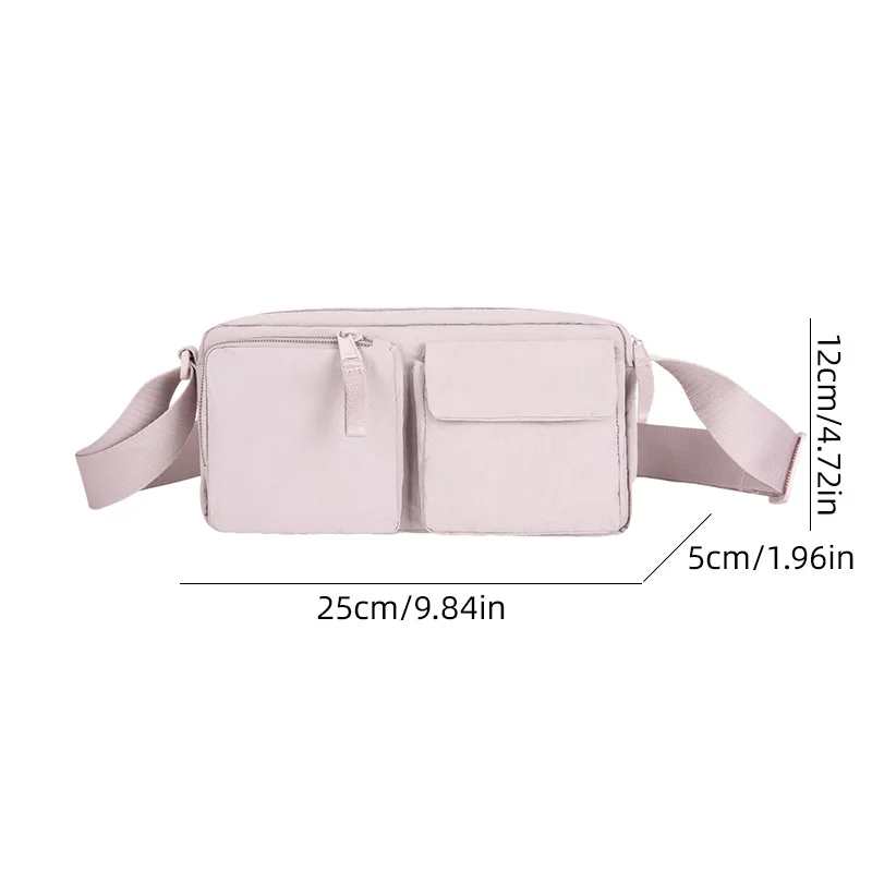 Bolso cruzado Unisex, riñonera estilo ropa de trabajo, bolso de pecho para estudiante, riñonera impermeable, bolso de hombro para hombre y adolescente, bolso de mensajero