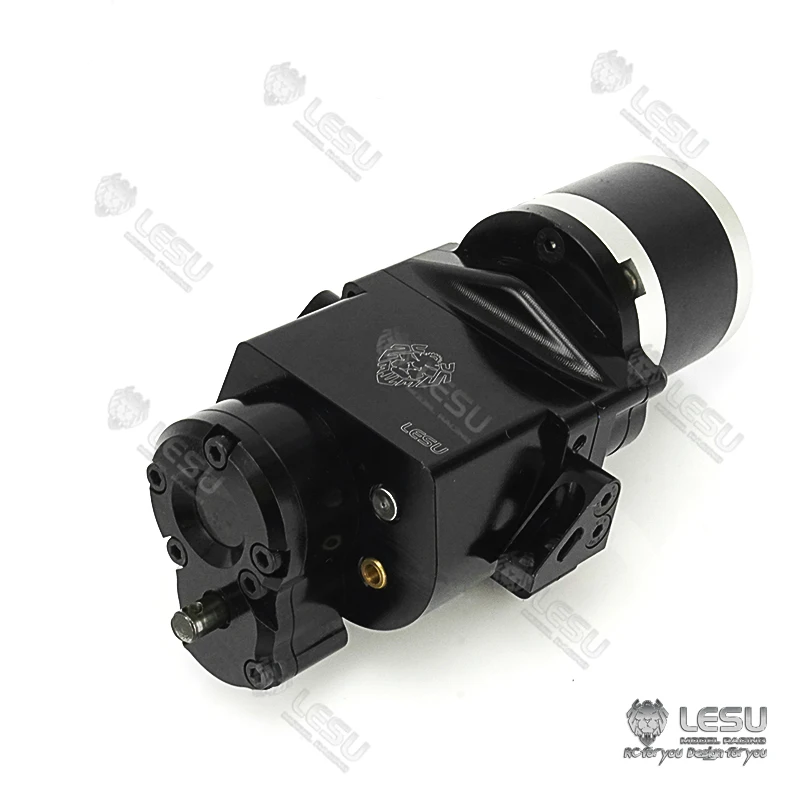 LESU 1/14 RC Metal Gearbox Transmission 2-Speed Rear Drive F5017 for Remote Control Tamiyaya Tractor Truck Dumper Toys TH02235