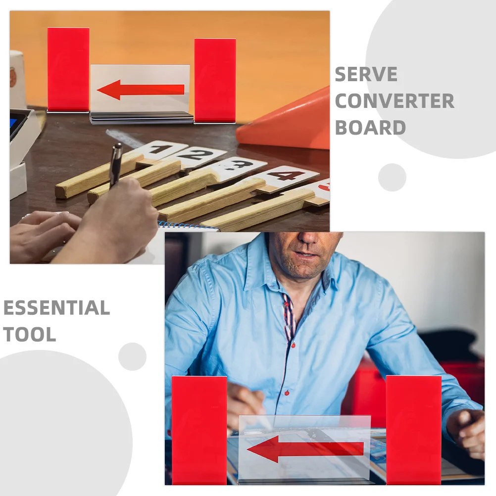 1Set Standard Referee Signs Basketball Penalty Cards Kit with Serve Converter Board Precise Markings for Match Control Equipment