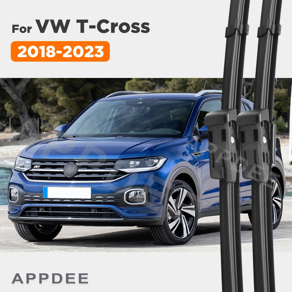 

APPDEE For Volkswagen VW T-Cross 2018-2023 2019 2020 2021 2022 Wiper Front Wiper Blades Windscreen Window Brush 24"+18"
