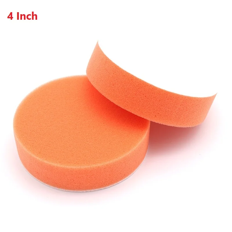 

4 Inch Flat Sponge Pads Foam Drill Polishing Pad Kit For Most Pneumatic and Electric Polishing And Buffing Machines