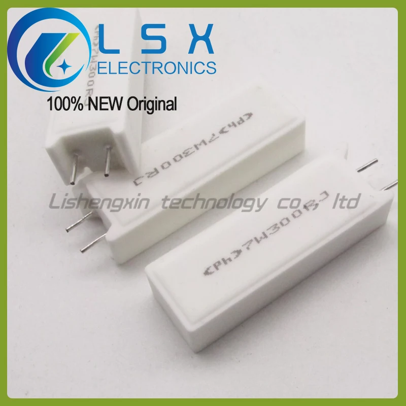 

10 шт. HRX 7 Вт 300R PH 7W300RJ 5% 300 Ом керамический резистор с сквозным отверстием и вертикальной мощностью