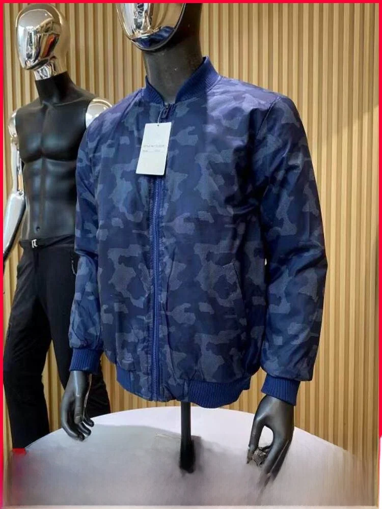 

Waterproof Camouflage Cotton Jaet Men's Outdoor Baseball Collar Jaet Faionable Autumn Winter Warm Polyester Filling Cle...