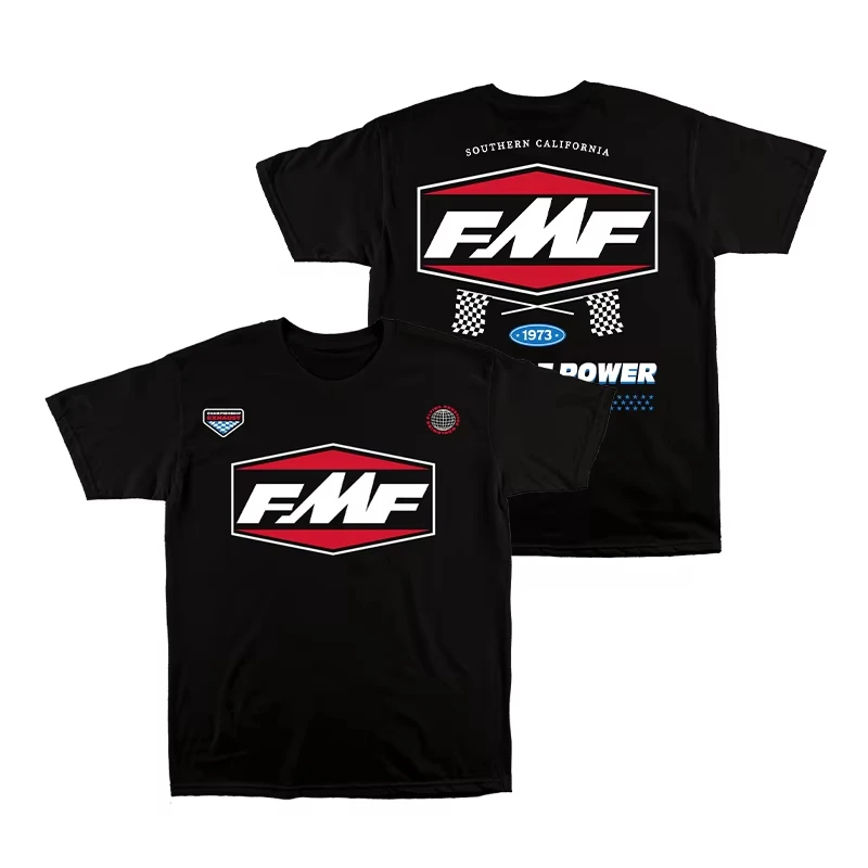 

Мужская футболка 2025, женская футболка SPEEDWAYS TEE FMF Racing, хлопковая футболка в стиле ретро с короткими рукавами, мужской топ, уличная футболка «сделай сам»