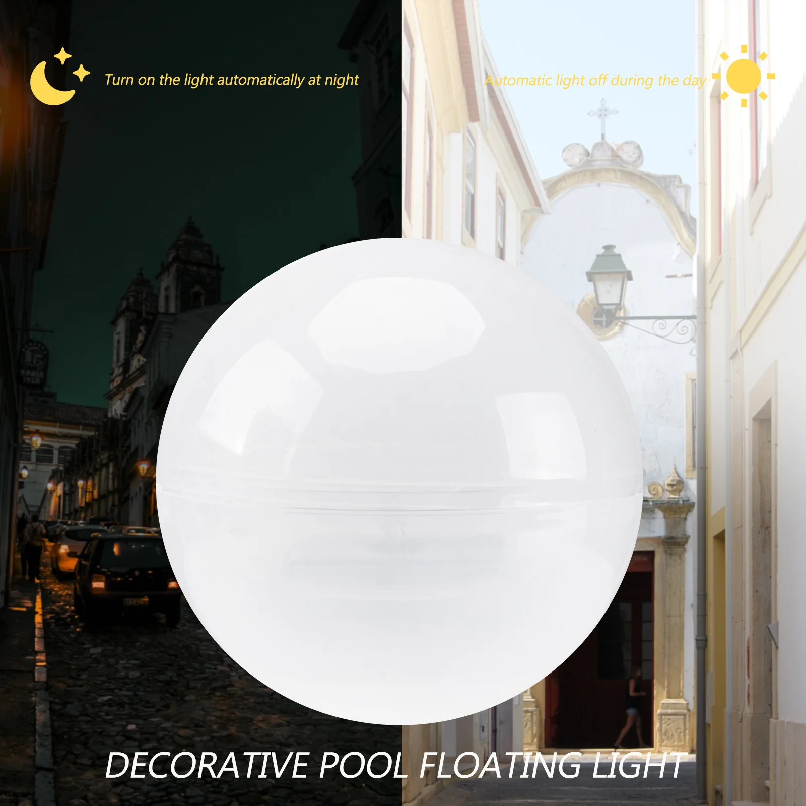 Led solar flutuante bola globo luz branca durável poupança solar piscina jardim luzes decorativas led luzes flutuantes