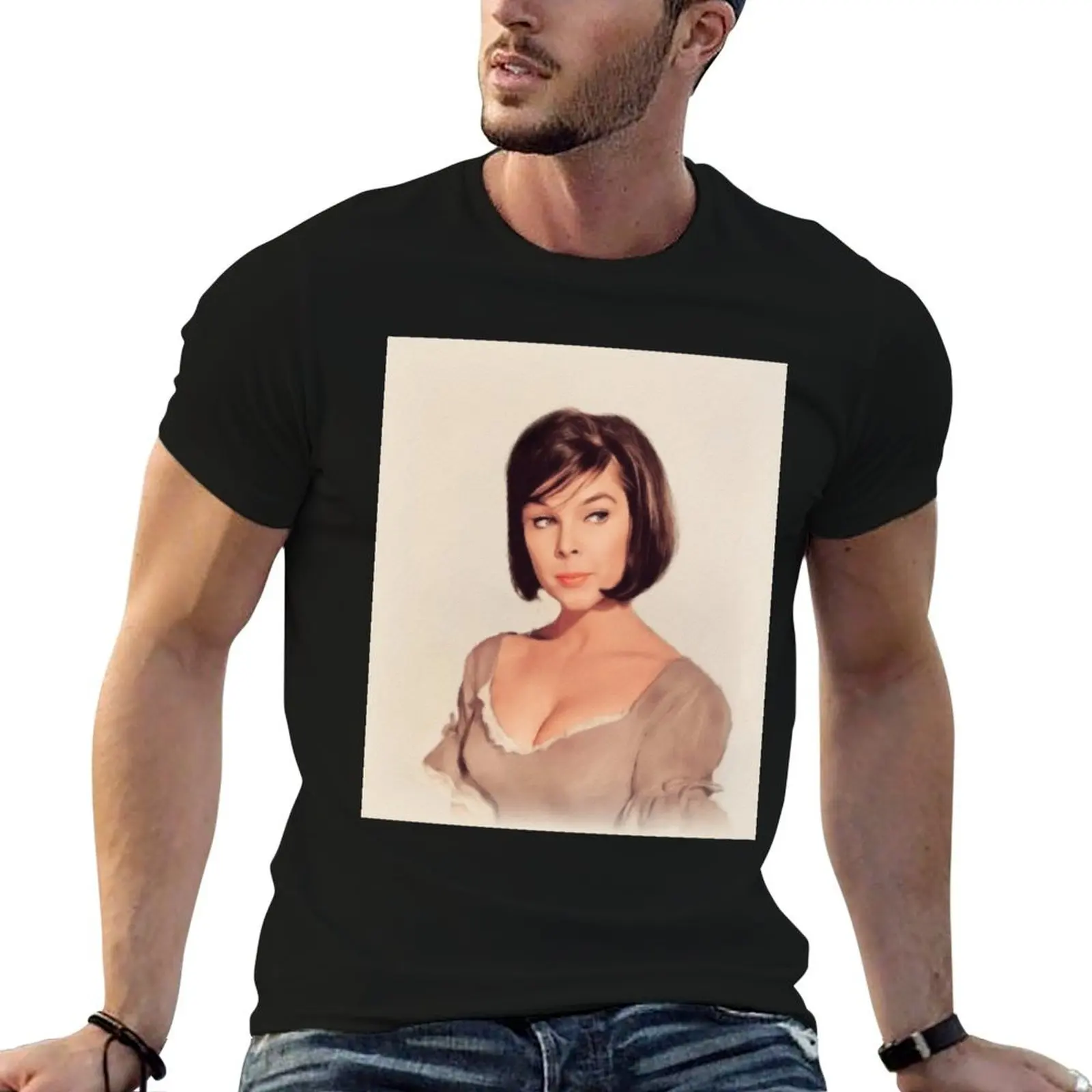 

Yvonne Craig, Actress T-Shirt men t shirt cotton 100% t shirt man designer man tshirt T-Shirt