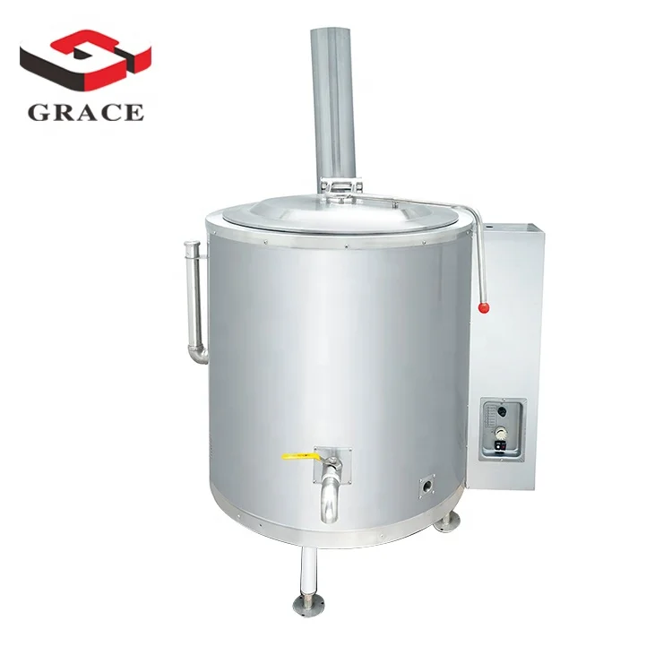 Commercial Standing Type Gas Soup Kettle 255L Soup cooking Machine Kitchen Equipment