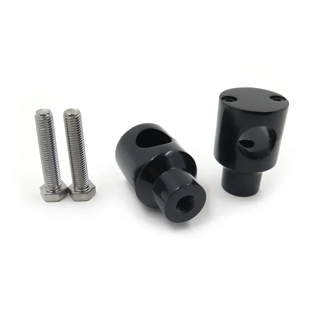 

Motorcycle ROUND 25mm Handlebar Riser Shorty For Harley Kawasaki Suzuki Yamaha Honda CHROME