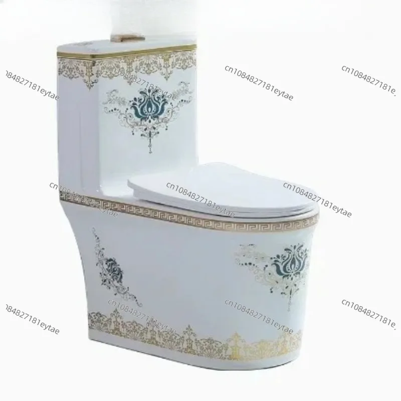 

Color Toilet Ceramic Pumping Household Deodorant Bathroom Small Apartment Siphon Type Large Diameter European Style Toilet