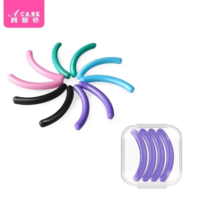 Eyelash curler/rubber pad A1-easy to use replacement rubber pad strip soft rubber pad elastic eyelash ring with collection