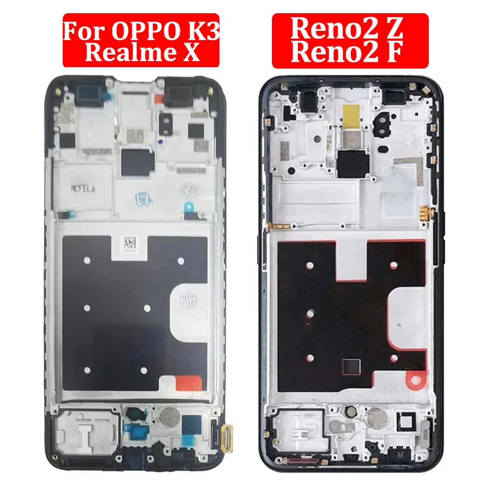 6.53\'\' LCD For OPPO Reno2 F Reno 2 Z K3 Display Touch Screen For Realme X Digitizer Assembly Replacement Repair With Frame Test