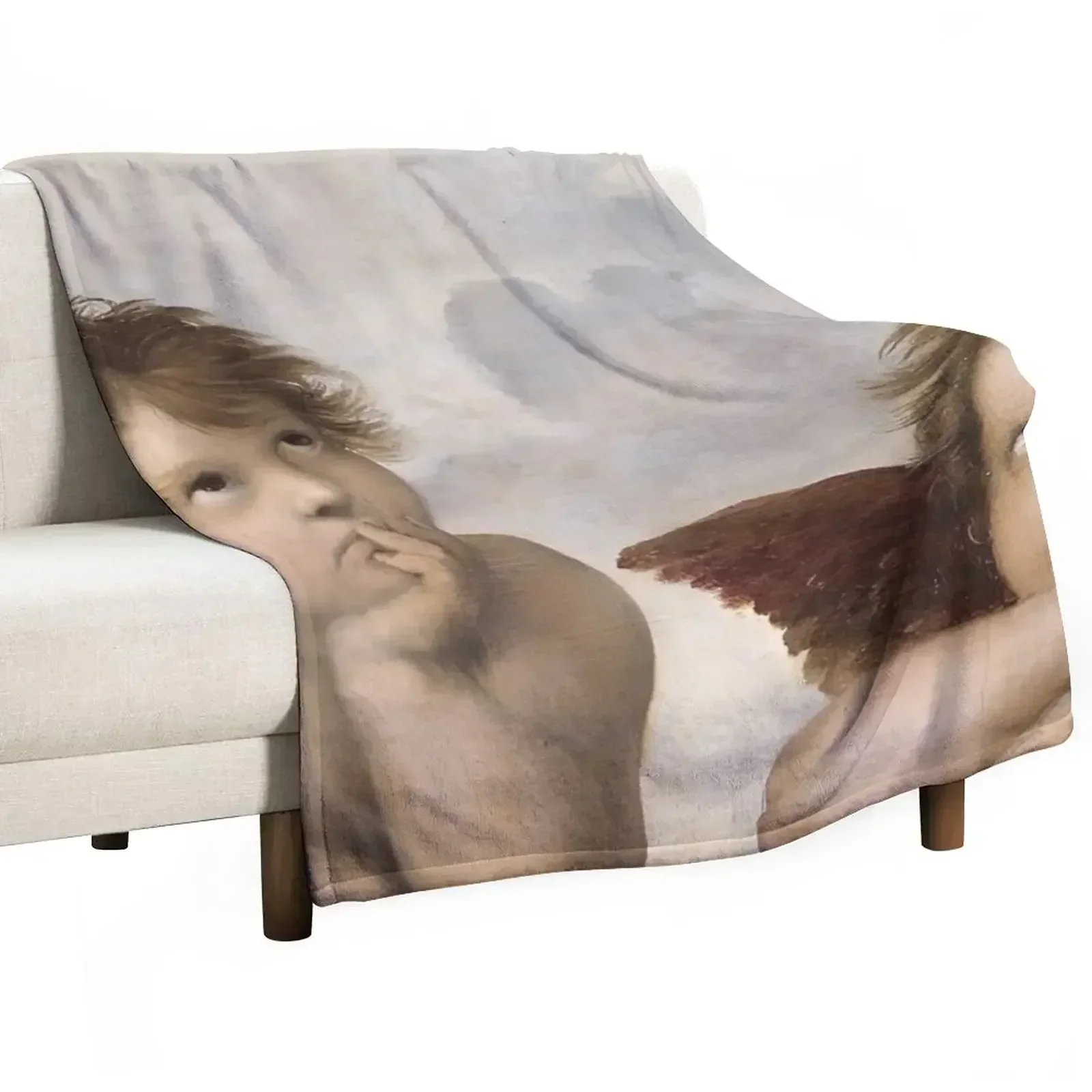 

Raphael's Angel Cherubs Throw Blanket Luxury St decorative Luxury Blankets For Bed Blankets