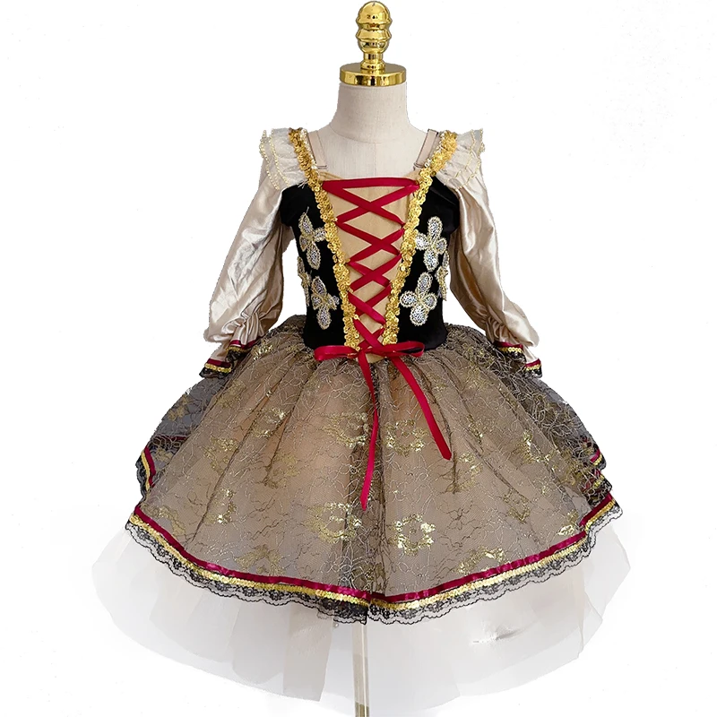 Professional Ballet Long Skirts Halloween Costumes For Women Red Party Dresses Stage Performance Dance Wear Ballet Leotard Women