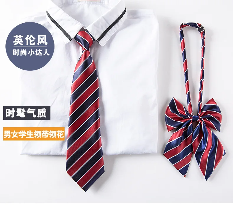 Children\'s tie men and women tie flower bow tie elementary school kindergarten class uniform school uniform tie suit tie flower