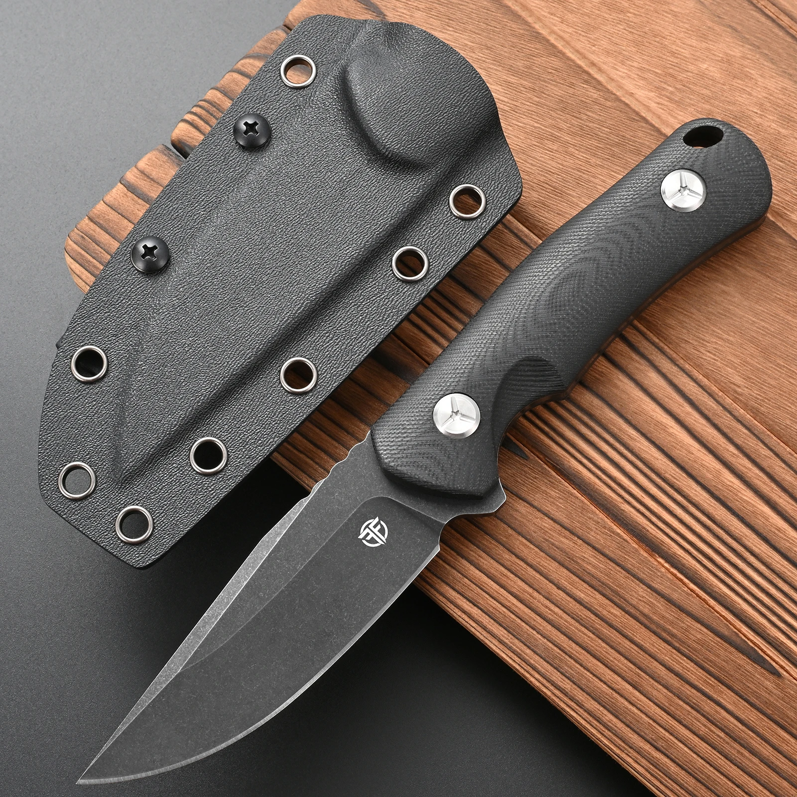 Survival Knife Full Tang - Eafengrow FF109 Fixed Blade Knife 14C28N