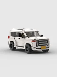 MOC Building Block Racing LAND CRUISER Off road Adventure Car Decoration Super Sports Car Creative Garage Boy Toy Gift