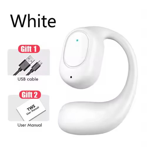 Wireless Headphones Bluetooth Headset With Microphone Bone Conduction Handsfree Noise Canceling Earphones For Driving Audifonos - Image 7